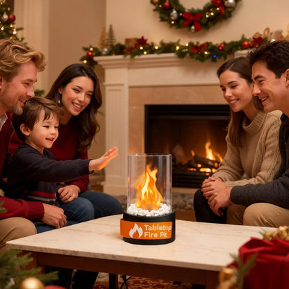 Indoor Fireplace, Desk Fireplace, Tabletop Fireplace, Portable Fireplace, Suitable for Desk, Bedside Table, Balcony Bedroom Home
